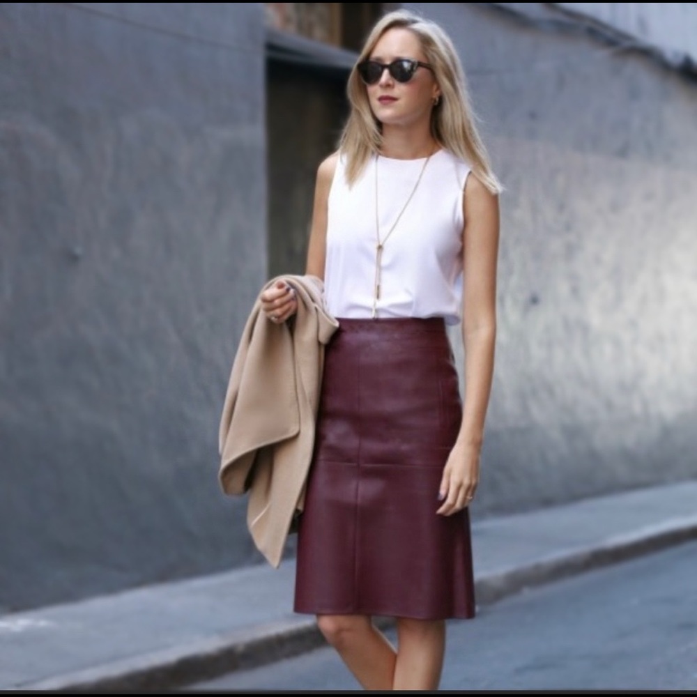 Leather Skirt